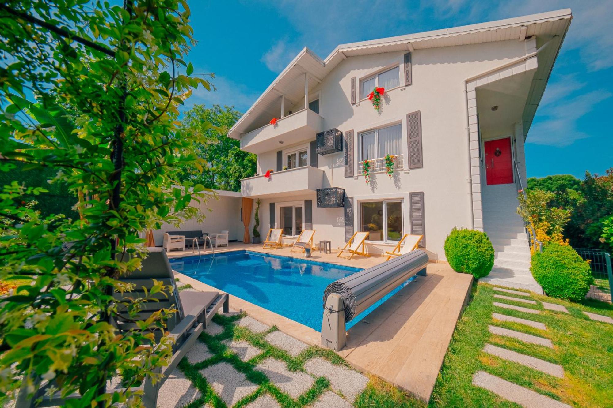 Villa Atlas Muhafazakar Havuzlu, Mustakil Genis Bahceli Sapanca Luaran gambar