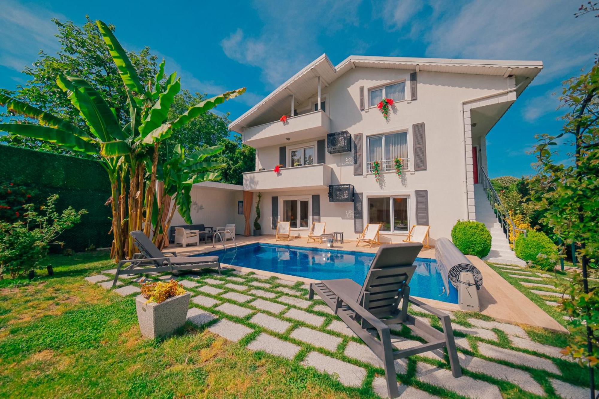 Villa Atlas Muhafazakar Havuzlu, Mustakil Genis Bahceli Sapanca Luaran gambar