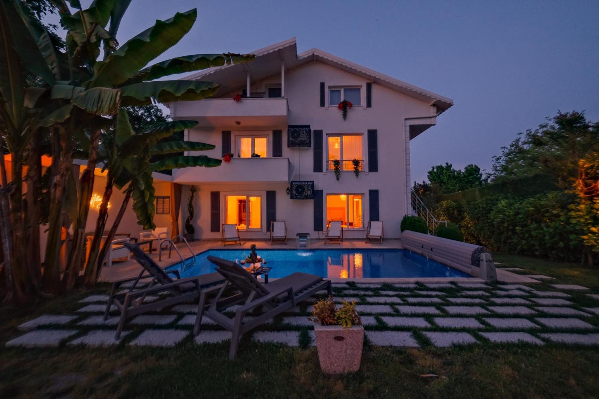 Villa Atlas Muhafazakar Havuzlu, Mustakil Genis Bahceli Sapanca Luaran gambar